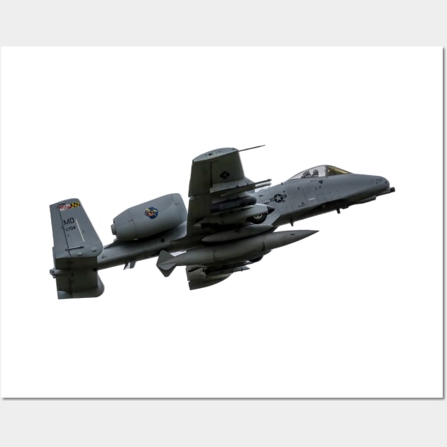 Fairchild Republic A-10C Thunderbolt II Wall Art by derek beattie